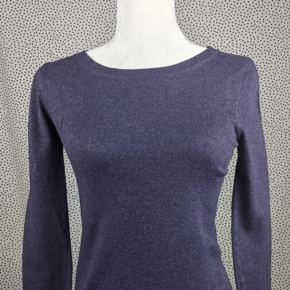 Massimo Dark Purple Sweater (Size: X-Small)
